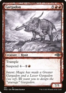 Gargadon x4 4x FOIL Showcase Modern Horizons 2 NM MTG - Picture 1 of 1