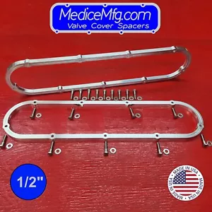 VALVE COVER SPACERS 1/2" Inch CADILLAC (472 , 500) - Picture 1 of 5