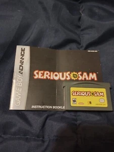 Serious Sam Advance GBA Game Boy Advance, 2004 w/Manual WORKING RARE - Picture 1 of 4
