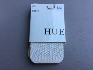 NWT Women’s HUE Mini Geo Net Tights Size S/M Chiffon #895G - Picture 1 of 2