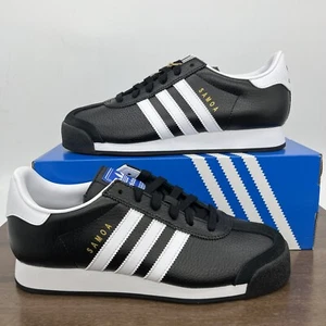 adidas Originals SAMOA Black/White Shoes 019351 Mens Size 9 New - Picture 1 of 9