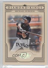 2008 Donruss Threads Diamond Kings Signatures /182 Michael Burgess #DK-25 Auto