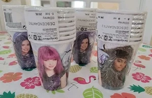 LOTE 4 32 tazas 9 oz Disney Descendants 2 tazas fiesta cumpleaños - Imagen 1 de 5