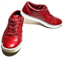 Mavi Mozo Red Leather Casual Shoes Women's Size 8 (M39916) (W-245)