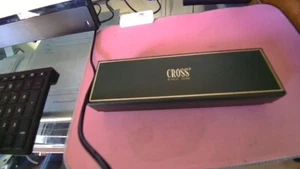 CROSS 23K ELECTROPLATED GOLD "JEWELERS TAPESTRY" BALLPOINT PEN JWL #402-6 NIB - Picture 1 of 4