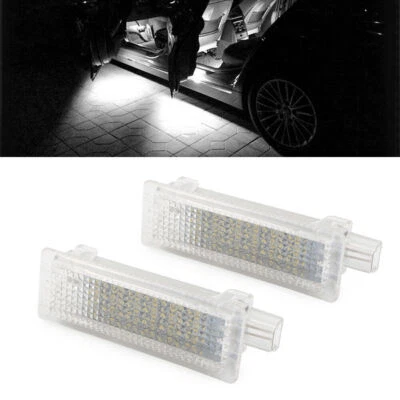 LED Step Courtesy Door Light Lamps Xenon White For BMW 1 3 5 7 Series X3 X5 X6 - Image 1 of 4