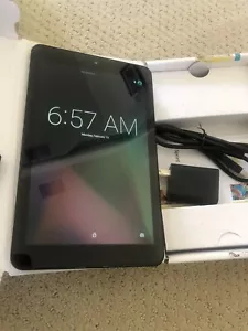 SPRINT SLATE 8” BLACK TABLET: New In Open Box, SKU ANSAQT80KT - Picture 1 of 12