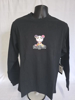 Black Pink Pandakashi Dreams Long Sleeve Black Tee Shirt Size Small - Image 1 of 4