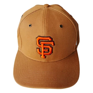 Carhartt San Francisco Giants Hat Cap Snapback 47 Brown Canvas Duck MLB Baseball - Picture 1 of 8