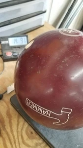 Hammer FaBall weinrot Urethan Bowlingkugel 14 LB 9OZ gebohrt - Bild 1 von 9