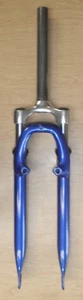 ZOOM 700C BLUE BICYCLE SUSPENSION FORK BIKE PARTS 24-2 - Picture 1 of 8