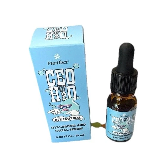 PURIFECT BY SYMPHONY BEAUTY CEO de ácido hialurónico H2O suero facial 0,33 OZ NUEVO EN CAJA Foto 1 de 4