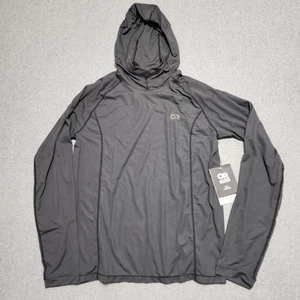 Outdoor Research Men's Echo Hoodie Classic Storm Grey Size Small Lightweight UV - Bild 1 von 13