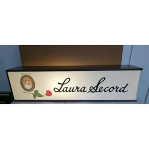 Vintage Laura Secord Light Up Advertising Sign Chocolate Co 37"X10"X6" - Picture 1 of 14