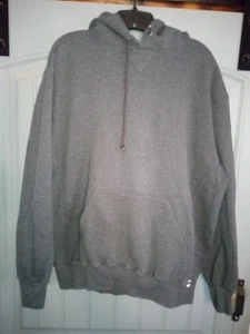 Vintage 00s Russell Athletics Charcoal Grey Hoodie Y2K Size XL - Bild 1 von 3