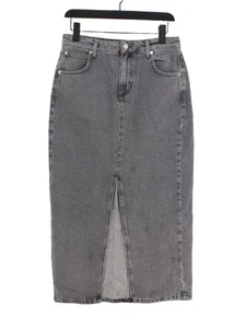 New Look Women's Maxi Skirt UK 14 Grey Cotton with Polyester Long Maxi - Picture 1 of 5