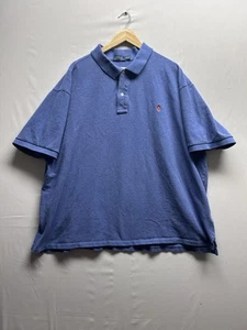 Camisa Polo Ralph Lauren Para Hombres 4XB Azul Clásica Manga Corta Suave Apenas Usada - Imagen 1 de 7