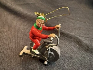 Vintage Sears Miniatura 1995 Edición Limitada Colección Fit Cycle con Sra.Claus - Imagen 1 de 5