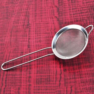 1Pz Colino Mestolo Colino per Alimenti a Rete Skimmer Classico in Acciaio Inox per - Foto 1 di 12