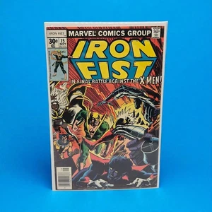 Iron Fist #15 Newsstand 1977 Marvel Comic Bushmaster 1st Appearance X-Men Battle - Picture 1 of 19