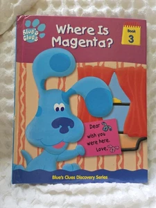Where is Magenta? (Blue's clues discovery Hardcover, by Kidd Ronald Good '00 - Imagen 1 de 4