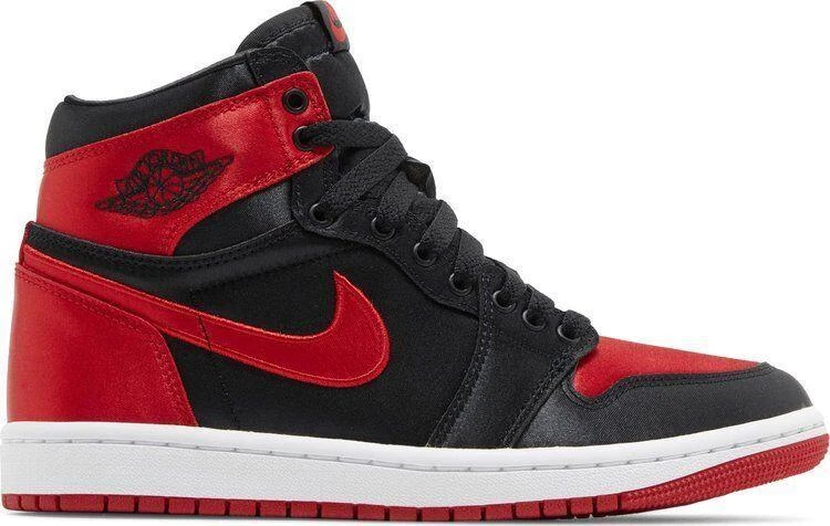 NIKE WMNS AIR JORDAN 1 RETRO HIGH OG サテン Air Jordan 1 Satin Bred WMNS - YouTube
