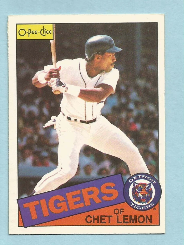 1985 OPC O-Pee-Chee Baseball Chet Lemon #20 Detroit Tigers NM/MT - Image 1 of 1