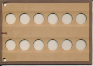 MEGHRIG Coin Board No. 1415 Blank US Quarters - Picture 1 of 2