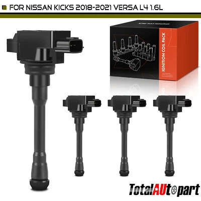 Bobina de encendido 4 piezas para Nissan Kicks 2018-2023 Versa 2020-2023 L4 1,6 L 224485RL0A Foto 1 de 4
