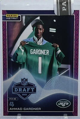 💥AHMAD SAUCE GARDNER ROOKIE 2022💥PANINI INSTANT DRAFT NIGHT💥RC LE #22/25🔥🔥 - Image 1 of 2