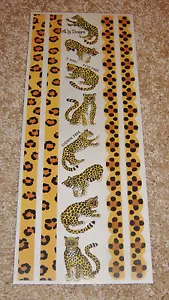 NRN Designs Sticker Sheet ~ Leopards! - Bild 1 von 1