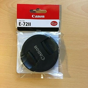 Canon E-72II 72mm Lens Cap - EF Lens front cover - Picture 1 of 3