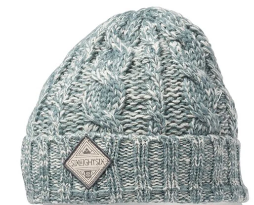 686 gorro tejido a mano para mujer (carbón) M0WBNE32-CHA Foto 1 de 1