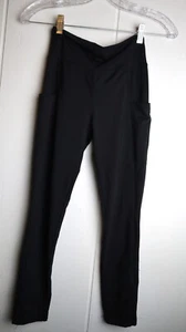Girls Shein Size 10Y Black Leggings with Side Pockets Cropped - Picture 1 of 2
