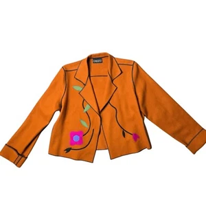 Beppa Vintage Wool Embroidered Open Jacket Size: XS - Picture 1 of 4