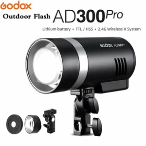 Godox AD300Pro 2.4G TTL HSS 300Ws Outdoor Flash Strobe with Li-ion Battery - Picture 1 of 11