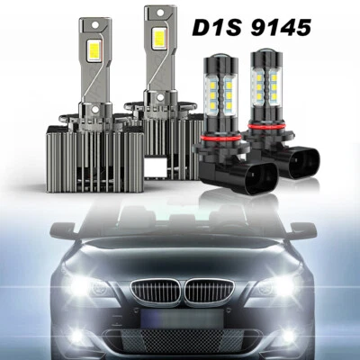 Para BMW X6 2008-2012 2013 2014 LED HID faros bombillas haz alto/bajo + luz antiniebla Foto 1 de 4