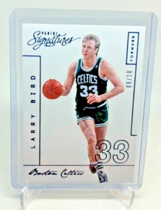 2013/14 Panini Signatures LARRY BIRD Blue 09/10 #221 Celtics - Picture 1 of 2