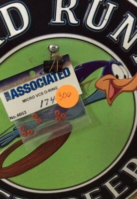 TEAM ASSOCIATED 4663 MICRO VCS 0 RING RC10L RC12L RC PAN CAR NewInPack USA Ship - Image 1 of 2