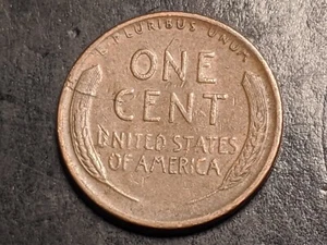 1948-D Interior Die Break US Mint Error Lincoln Wheat Cent - Picture 1 of 6