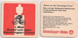 Henninger - alter Bierdeckel "1. Mai - Rund um den Henninger-Turm" - Bild 1 von 1