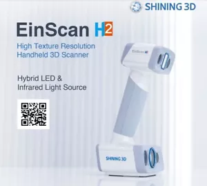 Newest EinScan H2  Hybrid LED & Infrared Light Handheld Color 3D Scanner + Case - Picture 1 of 10