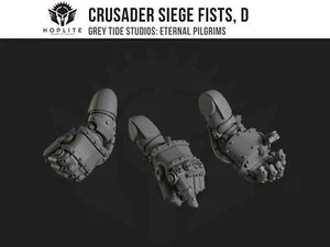 Crusader Siege Fists, D (x10) | Grey Tide Studios | Eternal Pilgrims | Conversio - Picture 1 of 10