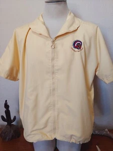 CAMISA DE COLECCIÓN GOLF CALENTAMIENTO CREMALLERA COMPLETA GREAGLE MEADOWS INDIAN SCOTLAND PARA HOMBRES XL HECHA EN EE. UU. - Imagen 1 de 8