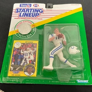 1991 Jeff George Colts Starting Lineup Figure In Box - Imagen 1 de 3