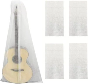 4 Pack Guitar Dust Cover Storage Bag Non-Woven Fabric Breathable Dust-Proof C... - Picture 1 of 3