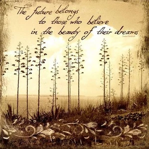 The Future Belongs Jo Moulton Kunstdruck 12x12 Sagebrush - Bild 1 von 1