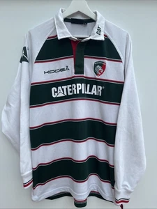 Maglia rugby away Leicester Tigers 2015/16 Kooga manica lunga uomo media M - Foto 1 di 11