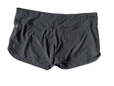 Pantalones Cortos Smartwool Mujer Forrados Activos Talla L Negro Lana Merino Correr Al Aire Libre Foto 1 de 4