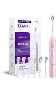 Sonic Electric Toothbrush for Adults and Kids-40000 VPM Motor Power Toothbrush - Picture 1 of 8